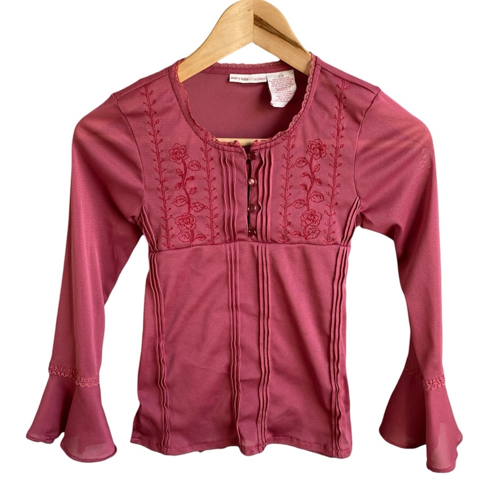 Vintage Y2K Mary-Kate And Ashley Peasant Top
